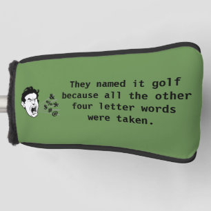 Funny Golf Quote Head Cover