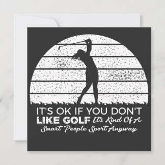funny golf sayings golfing quote invitation