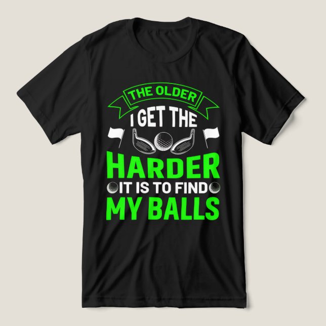 Funny Golf Shirt - Tee Off in Style and Humour 202 (Design Front)