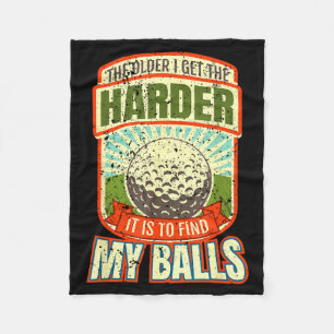 Funny Golf Shirts For Men, Funny Golfer S Fleece Blanket