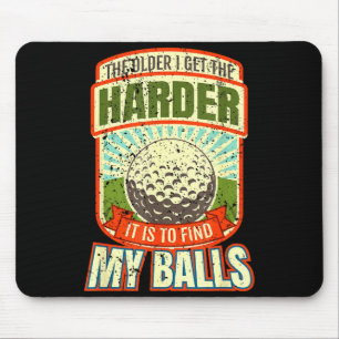 Funny Golf Shirts For Men, Funny Golfer S  Mouse Mat