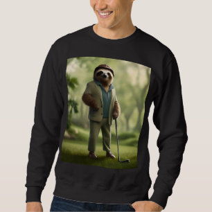 Funny Golf Sloth, Sweatshirt
