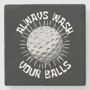 Funny-golf Stone Coaster