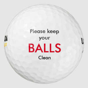 Funny Golf Theme Gift Golf Balls