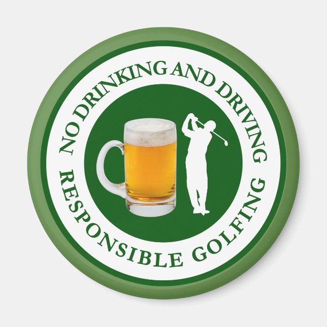 Funny Golf Theme Magnet (Front)