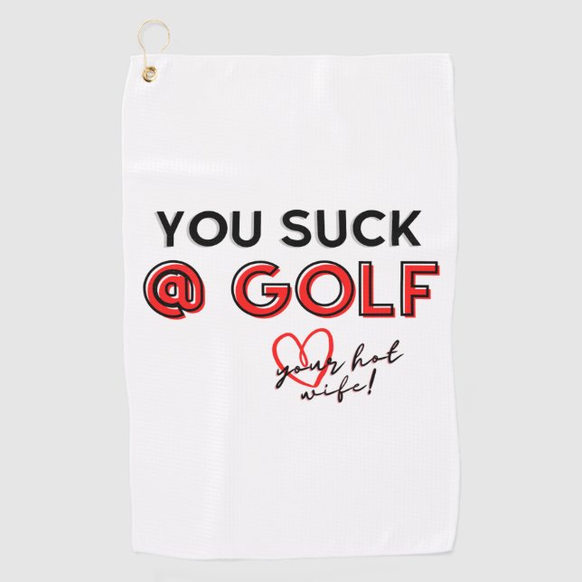 Funny Golf Towel (Front)