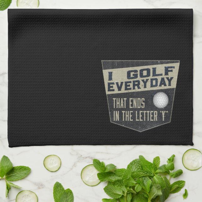 Funny Golf Towel (Folded)