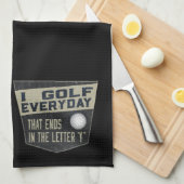 Funny Golf Towel (Quarter Fold)