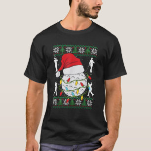 Funny Golf Ugly Christmas Sweater Womens Mens Golf