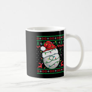 Funny Golf Ugly Christmas Sweater Womens Mens Golf Coffee Mug