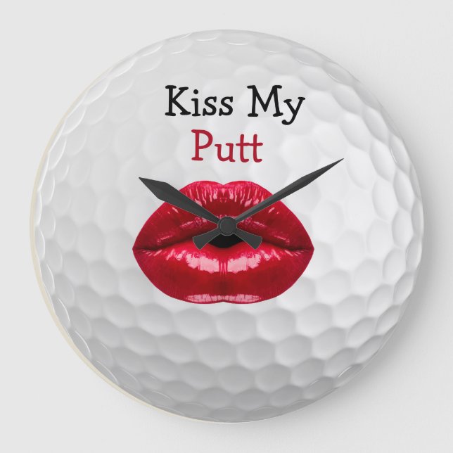 Funny Golf Wall Clocks (Front)