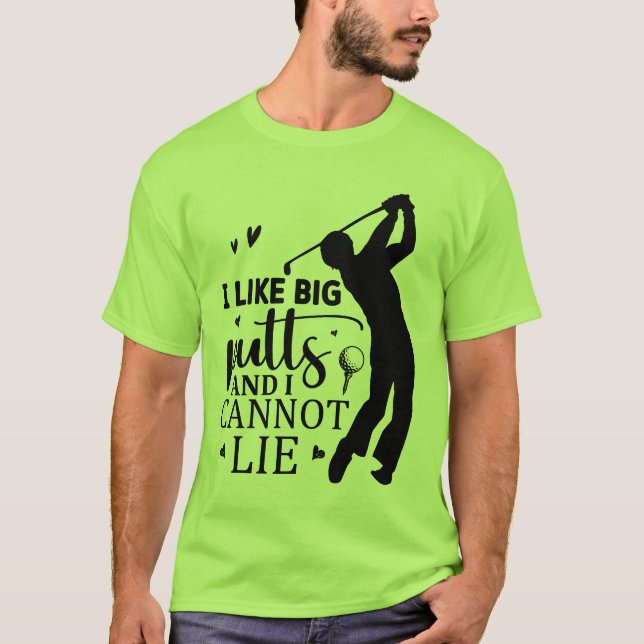 Funny Golf word art  T-Shirt (Front)