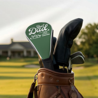 Funny Golfer Best Dad By Par | Father's Day Golf Head Cover