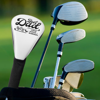 Funny Golfer Best Dad By Par | Father's Day Golf Head Cover