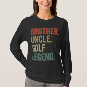 Funny Golfer Brother Uncle Golf Legend Vintage Ret T-Shirt