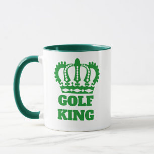 Funny Golfer Dad, Humourous Golf King Coffee Mug