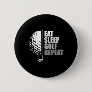 Funny Golfer Golf 6 Cm Round Badge