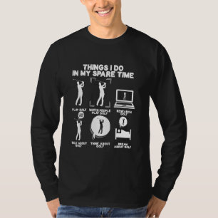 Funny Golfer Saying Golf Player Golfing Hobby Link T-Shirt