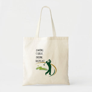 Funny Golfer Tote Gift For Golf Lovers Bag