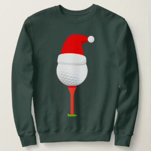 Funny Golfing Christmas Holiday Golf Ball Sweatshirt