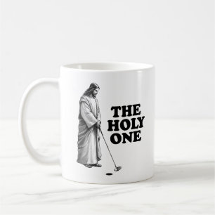 Funny Golfing Jesus The Holy One Coffee Mug