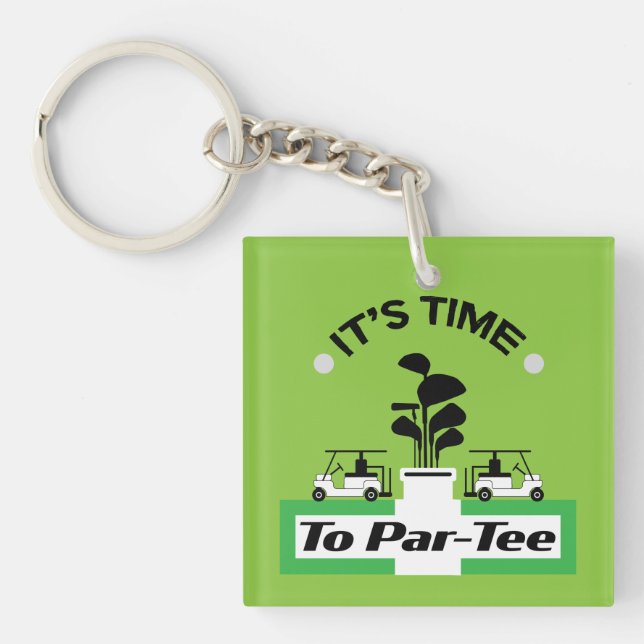 Funny Golfing Pros Golfing Fanatics Sports Key Ring (Front)