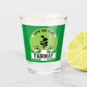 Funny Golfing Pros Golfing Fanatics Sports Shot Glass