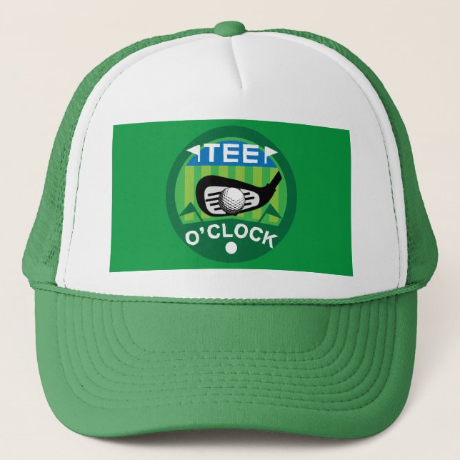 Funny Golfing Pros Golfing Fanatics Trucker Hat (Front)