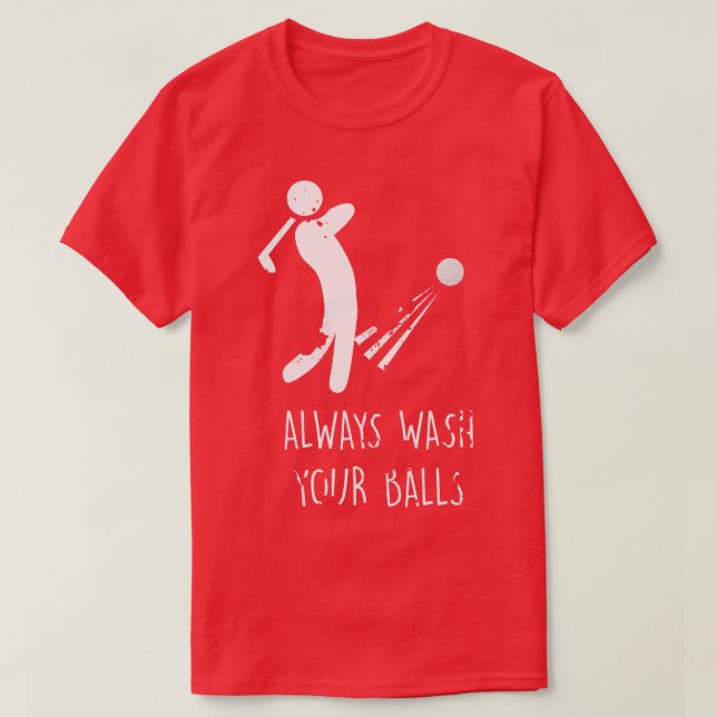 Funny Golfing T-Shirt (Design Front)