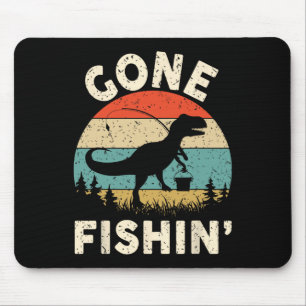 Funny Gone Fishing-shirt Men Women Youth Boys Kids Mouse Mat
