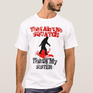 Funny Gone Squatchin Bigfoot personalised T-Shirt