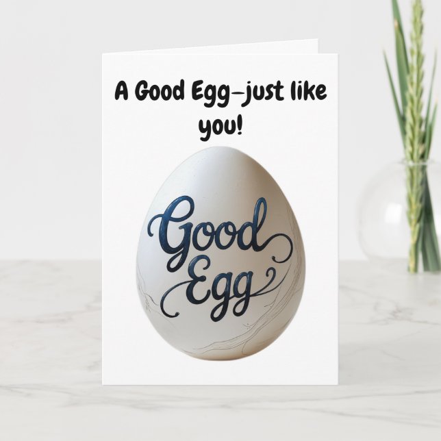Funny Good Egg Appreciation – Thank You Gift (Front)