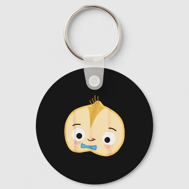 Funny Good Egg Teacher Halloween Costume Group The Key Ring (Front)