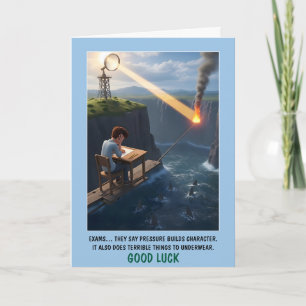 Funny Good Luck Exams Card