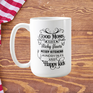 funny good Moms word art Coffee Mug