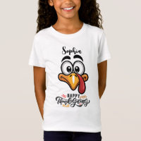 Funny Goofy Turkey Face Personalised Cartoon