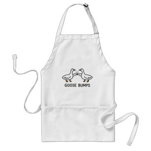 Funny Goose Bumps Cartoon Fist Bump Geese Animal Standard Apron