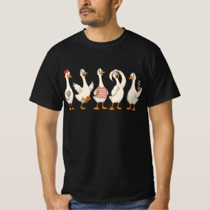Funny Goose Character Set T-Shirt