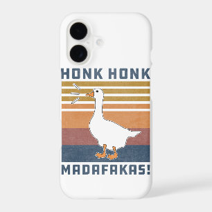 Funny Goose Honk Honk Madafakas Retro Vintage Duck