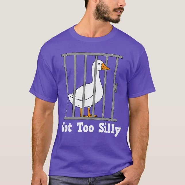 Funny Goose Meme Gotoo Silly Humor Gifts for Men W T-Shirt (Front)