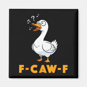 Funny Goose Meme Tee Joke Bird Humor Saying Design Magnet
