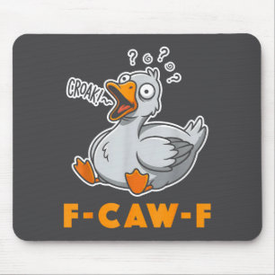 Funny Goose Meme Tee Joke Bird Humor Saying Design Mouse Mat