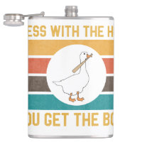 Funny Goose Mess With The Honk You Get The Bon