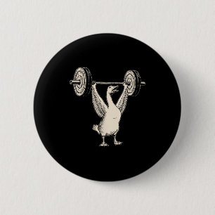 Funny Goose Muscle Mommy Gym Pump Cover Weights Fi 6 Cm Round Badge