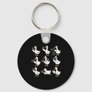 Funny Goose Photographer Photography Camera Photo  Key Ring