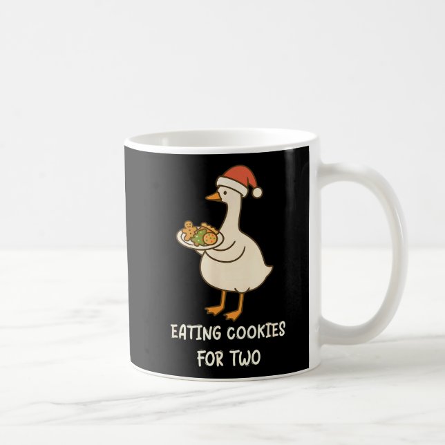 Funny Goose Pregnancy Pregnant Announcement To Hus Coffee Mug (Right)