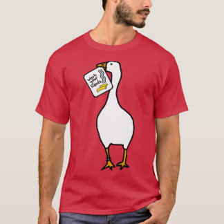 Funny Goose Says Wash Your Hands T-Shirt