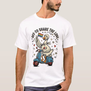 Funny Goose Scooter Love Vintage Shirt Design_1