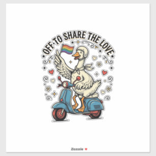 Funny Goose Scooter Love Vintage Shirt Design_1