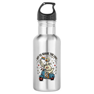 Funny Goose Scooter Love Vintage Shirt Design_1 532 Ml Water Bottle